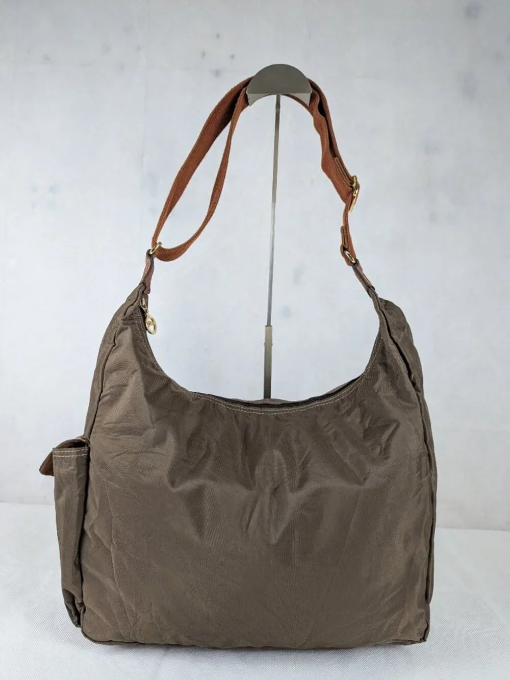 Longchamp le Pliage Crossbody Shoulder Hobo Bag Green - Authentic - Ships Fast.